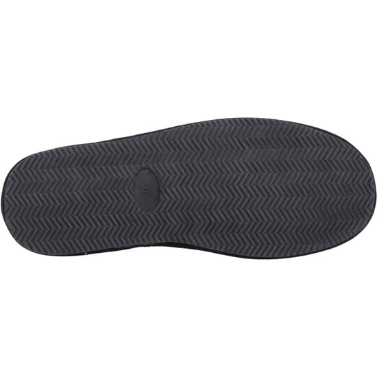 Hush Puppies Charles Suede Svarta tofflor för män - Image 3