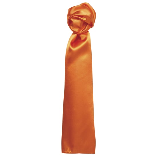 Premier Scarf - Ladies/Womens Plain Business Scarf (Orange) - Image 1