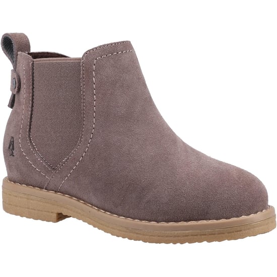 Hush Puppies Meisjes Mini Maddy Suede Enkellaarsjes (Grijs) - Image 1