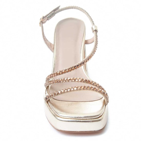 Montevita Heel Sandal Festsand5 In Gold - Image 4