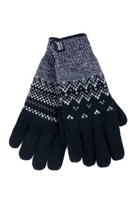 Heat Holders - Womens Nordic Fleece Lined Thermal Gloves - Image 1
