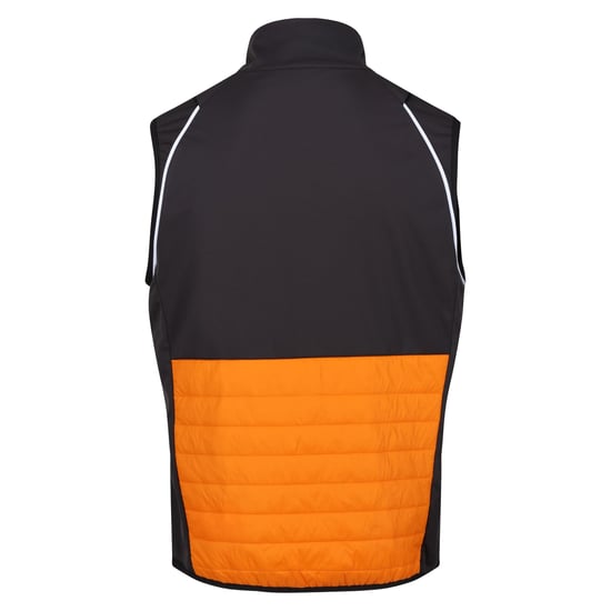 Regatta Mens Steren Hybrid Soft Shell Jacket (Orange Pepper/Ash)