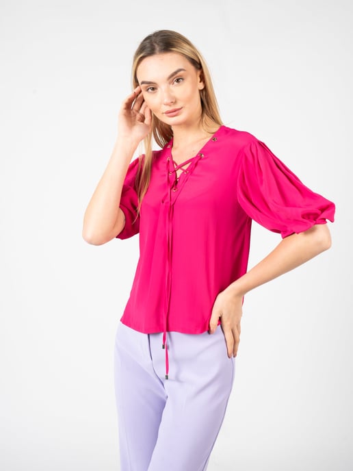 Pinko Blouse Benigno Woman's Pink - Image 3