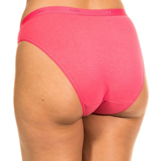 Pack-3 Panties Slips Coton Strech D4C17 woman