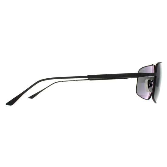 Chopard Aviator Mens Semi Matte Black Smoke Polarised SCHF21M