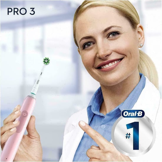 Oral-B Pro 3 3900 Electric Smart Pressure Sensor Duo Toothbrushes, Black & Pink - Image 4