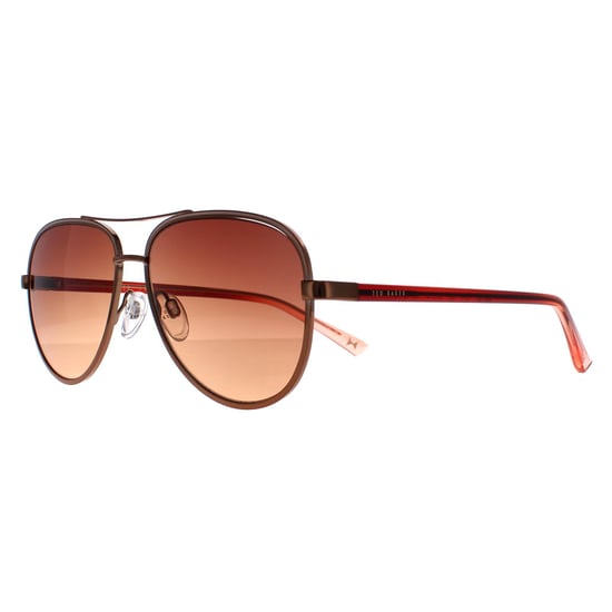 Ted Baker Aviator Womens Copper Brown Brown Gradient TB1644 Sunnia