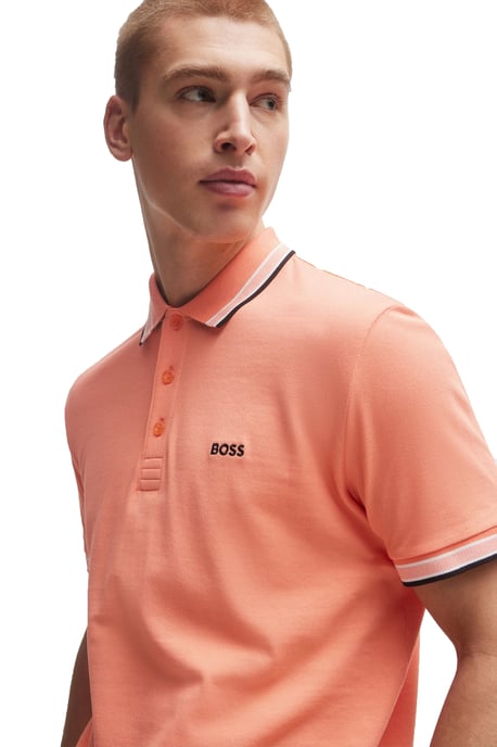 Boss Paddy Poloshirt Open Rood - Image 2