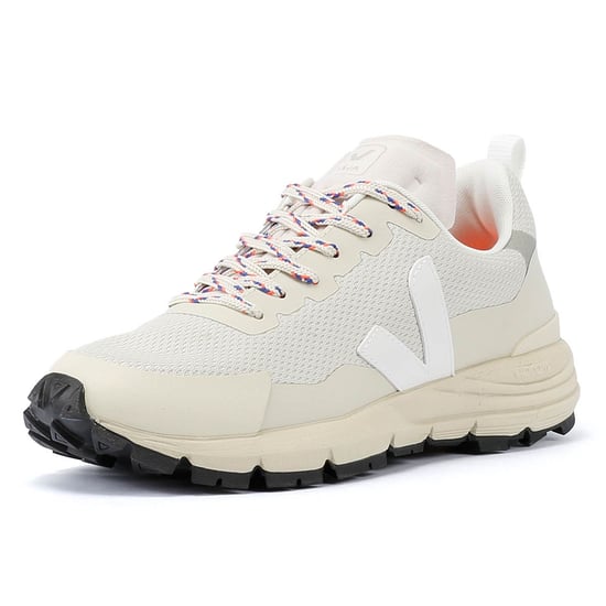 Veja Dekkan Polyester Damestrainers Wit/Beige - Image 3
