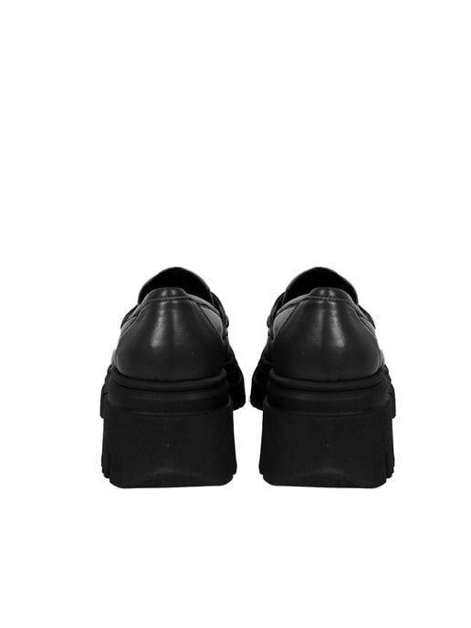 Rebel Queen by Liu-Jo Loafersy Woman's Black - Image 3