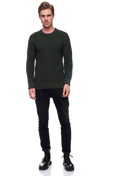Rusty Neal Casual Fit Trui Gron - Image 3