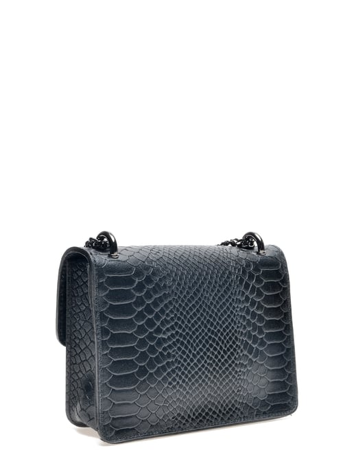 Carla Ferreri SS22 CF 8110 Black Leather Bag - Image 2