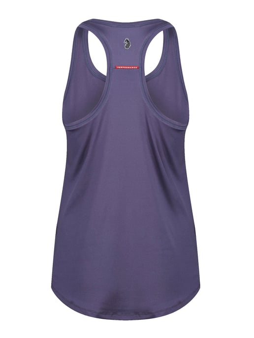 Luke 1977 Womens Row Gym Vest in Purple