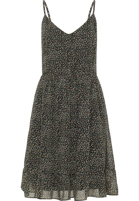 Dreimaster Jurk Dames Zwart Veelkleurig - Image 1