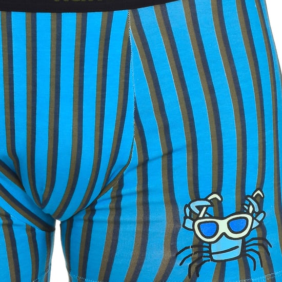 Thin elastic boxer and fabric adaptable to the body 98246 men