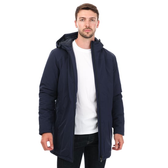 Men's Castore Long Length Bench Jacket in Navy