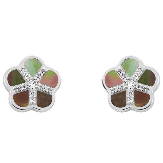 Orphelia 'Daisy' Dames 925 Sterling Zilveren Stud Oorbellen - Zilver ZO-7585 - Image 1