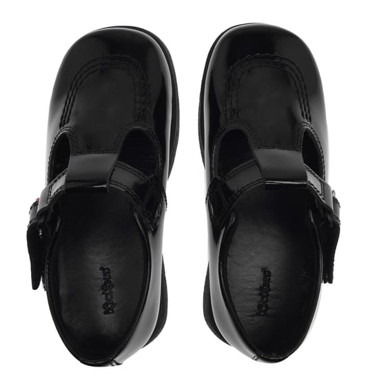 Kickers Girls Fragma T-Bar Shoes Junior Moc Toe - Image 5