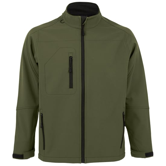 SOLS Heren Relax Soft Shell Jacket (ademend, winddicht en waterbestendig) (Donkergroen) - Image 1
