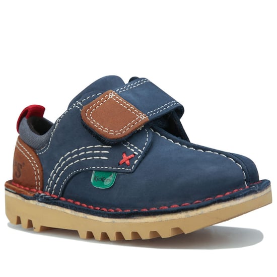 Boy's Kickers Infant Kick Lo Stroll Shoes in Blue