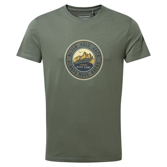 Craghoppers Mens Mightie Logo T-Shirt (Parka Green) - Image 1