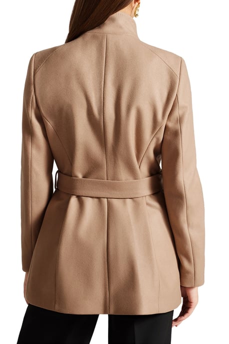 Rosess Belted Coat Camel - Image 3