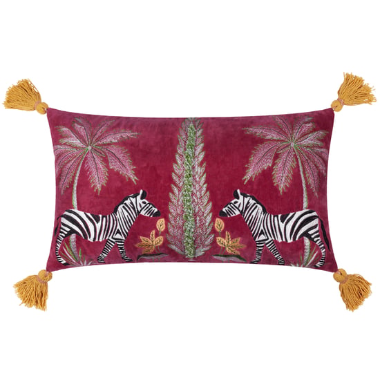 Wylder Kalahari Embroidered Velvet Cushion Cover - Image 1