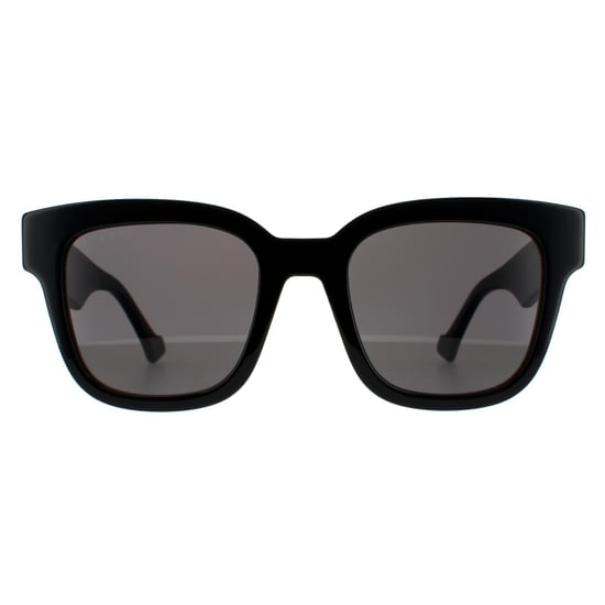 Gucci Rectangle Womens Black Grey Sunglasses - Image 1