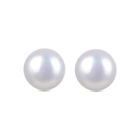 Luxenter essential-örhängen i 925 sterlingsilver och vit pärla med rodiumpläterad yta - Image 1