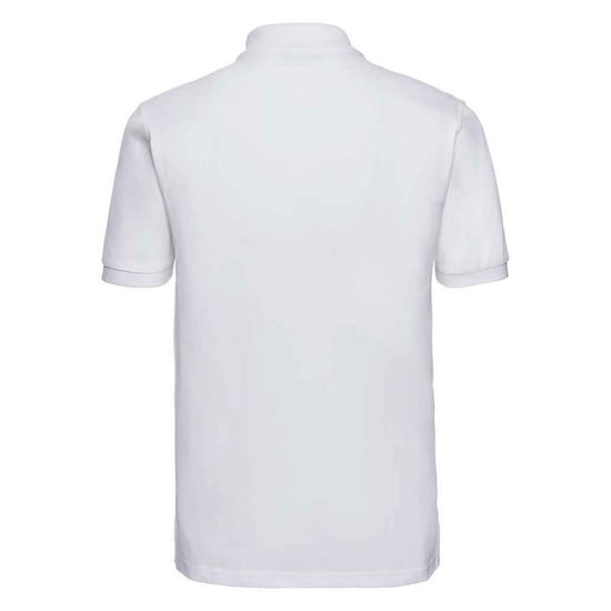 Russell Heren Klassiek Piqué Katoenen Polo Shirt (Wit) - Image 2
