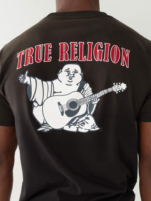 Buddha Washed Tee in Black