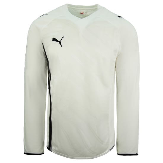 Puma King PAOK FC Third Long Sleeve White Black Mens Football Top 737223 01