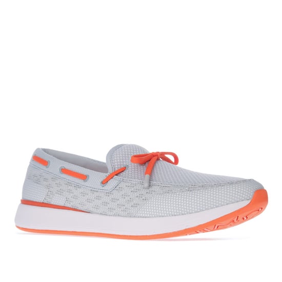 Men's Swims Breeze Wave Boat Loafers in Grey orange