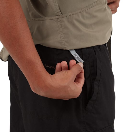 Craghoppers Mens Kiwi Short-Sleeved Shirt (Pebble Grey)