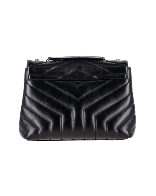 Saint Laurent Small Loulou Shoulder Bag in Black Leather - Image 3