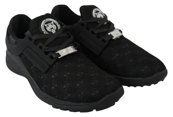 Plein Sport Women's Black Polyester Runner Beth Sneakers Shoes