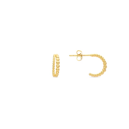 Luxenter Bidul earrings,made of 18 carat yellow gold,finished in 18k yellow gold