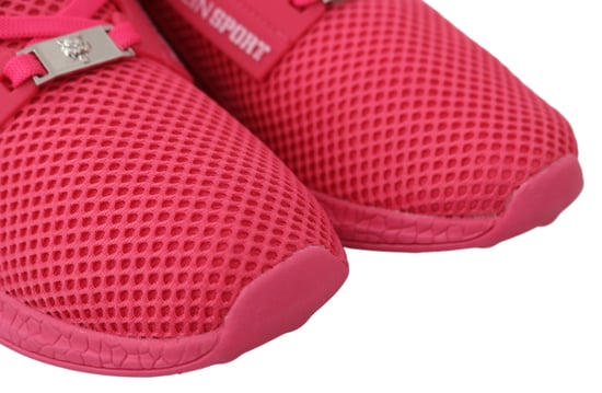 Plein Sport Women's Fuxia Beetroot Polyester Runner Becky Sneakers Shoes - Image 3