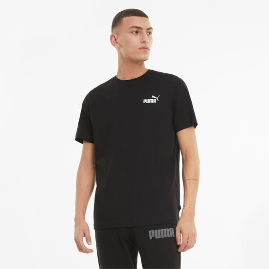 Men's Puma Essential Small Logo T-Shirt in Black - Image 1