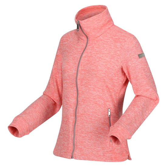 Regatta Womens/Ladies Azaelia Marl Full Zip Fleece Jacket (Shell Pink)