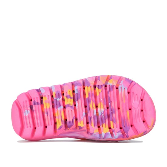Girls' Skechers Junior Hogan Splash Slides In Pink
