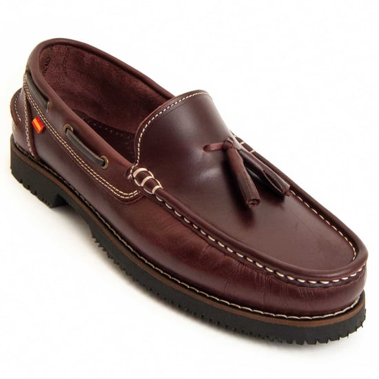Purapiel Moccasin Puranautic In Burgundy