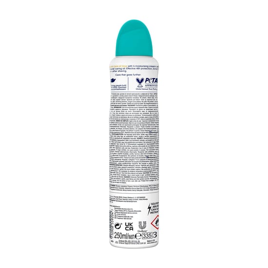 Dove Women Anti-Perspirant Deodorant Spray, Pear & Aloe Vera, 3 pack of 250ml - Image 3