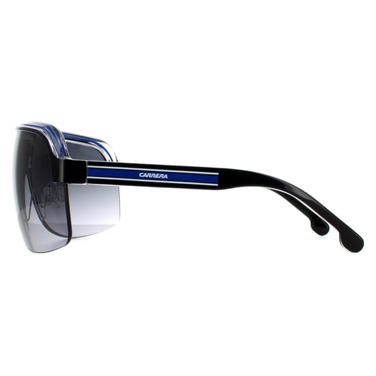 Carrera zonnebril topcar 1/n T5c 9o zwart kristal wit blauw donkergrijze gradiënt - Image 3