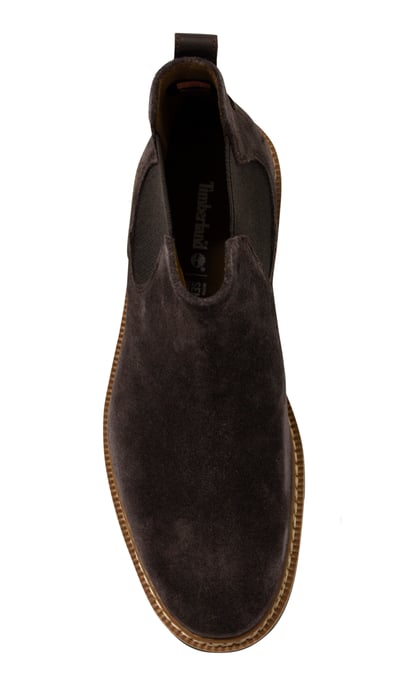 Timberland Naples Trail Chelsea Brown Nubuck Leather Slip On Mens Boots A1RNF