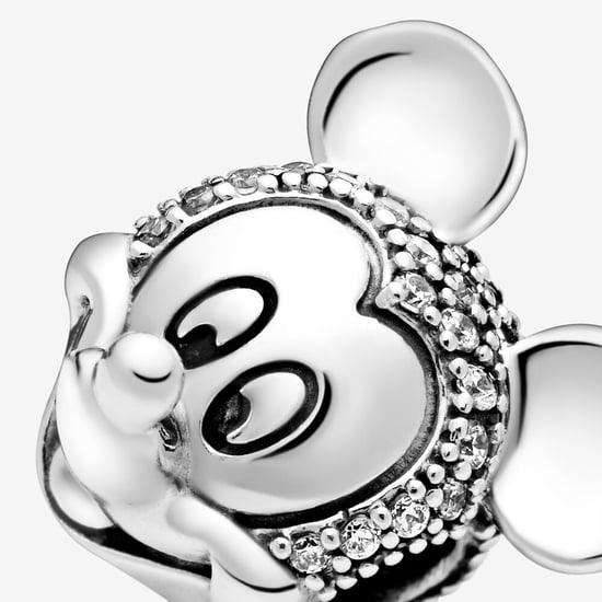 Pandora 'Disney Mickey Mouse & Minnie Mouse' Women's 925 Sterling Silver Charm - Silver 797495CZ