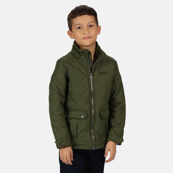 Regatta Childrens/Kids Zion Quilted Insulated Jacket (Racing Green) - Image 6