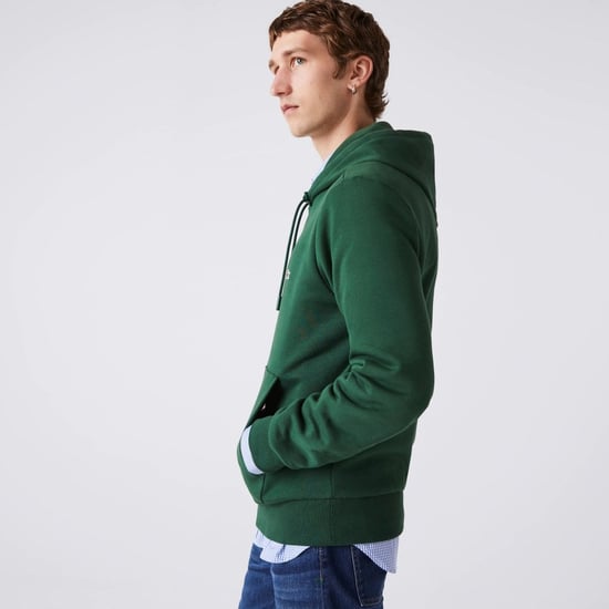 Lacoste fleece hoodie for men