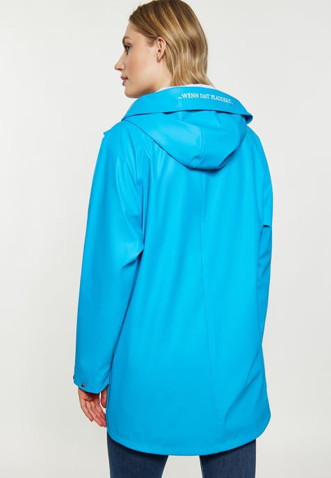 Schmuddelwedda Mackintosh Dames Cyaan blauw - Image 4