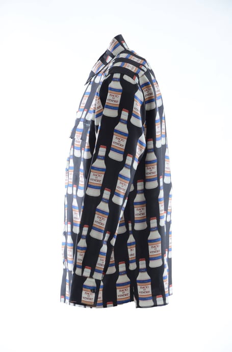 Dolce & Gabbana Men's Silk Bottles Shirt - Image 3